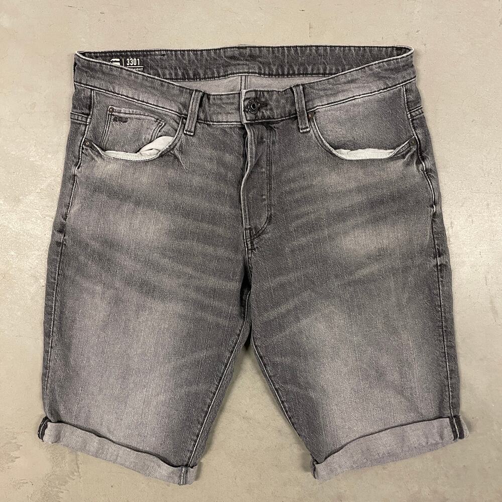 Y2K g-star raw jeans shorts 36